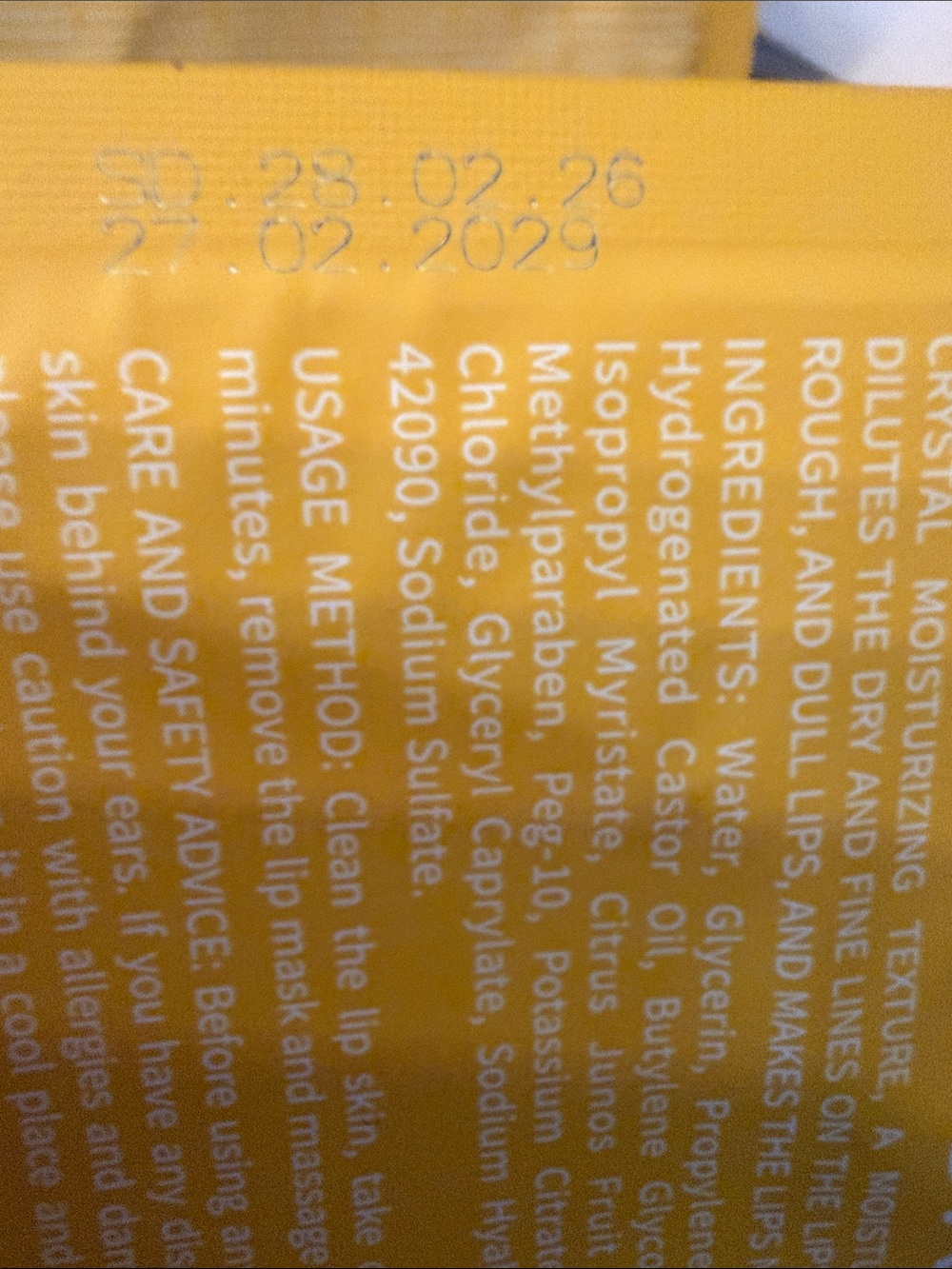 Sadoer hydrating & Nourishing Lip Mask Pack Assorted Aloe, Honey, Avocado,Orange - Picture 3 of 12